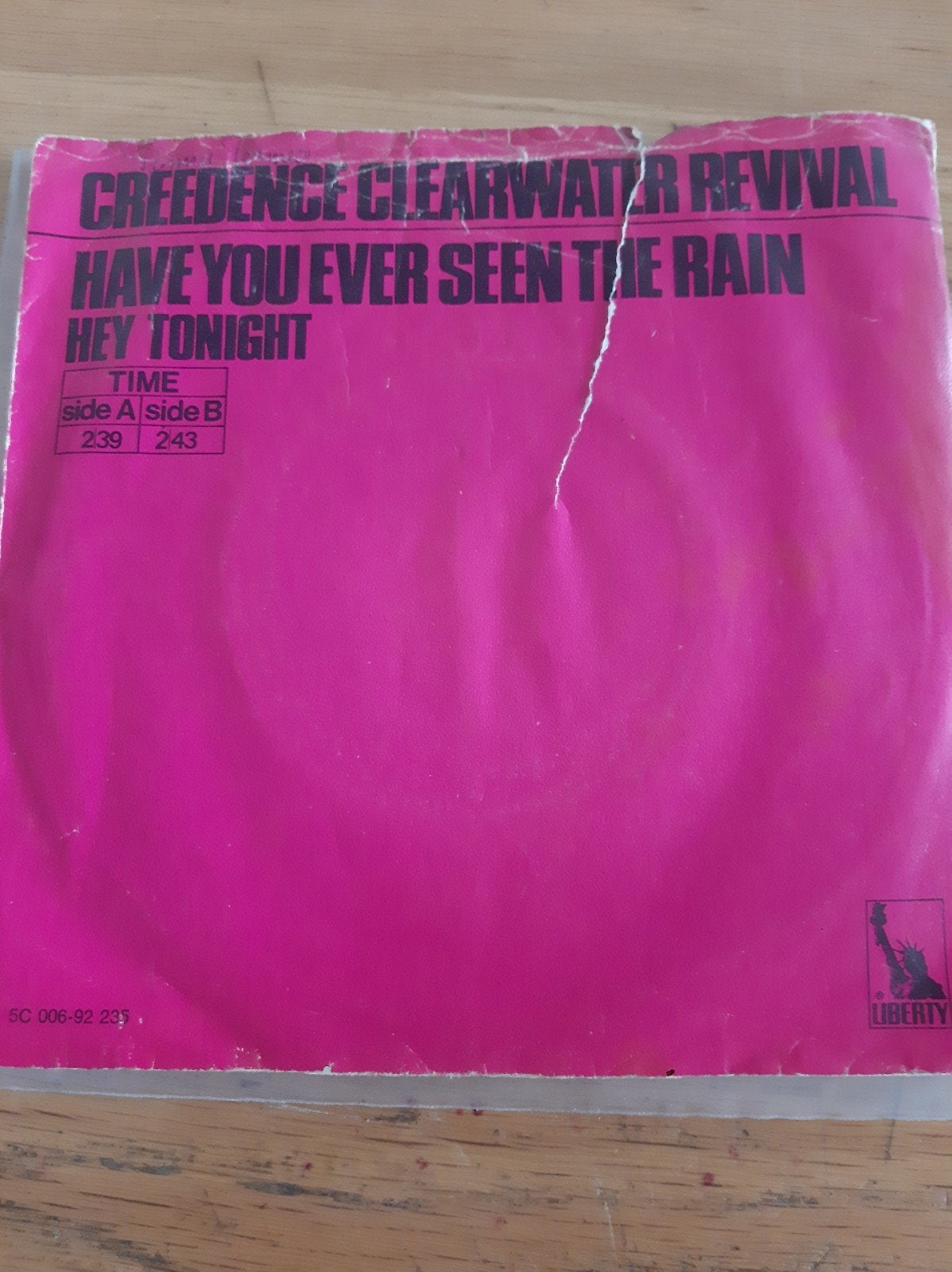 single van Creedence Clearwater Revival., Ophalen of Verzenden