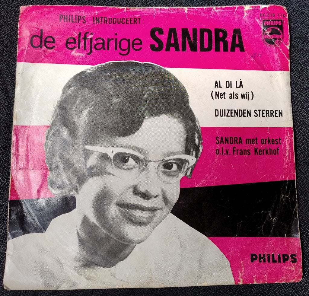 ALLER-Allereerste 45 toeren single SANDRA REEMER uit 1961, Cd's en Dvd's, Vinyl Singles, Gebruikt, 7 inch, Single, Ophalen of Verzenden