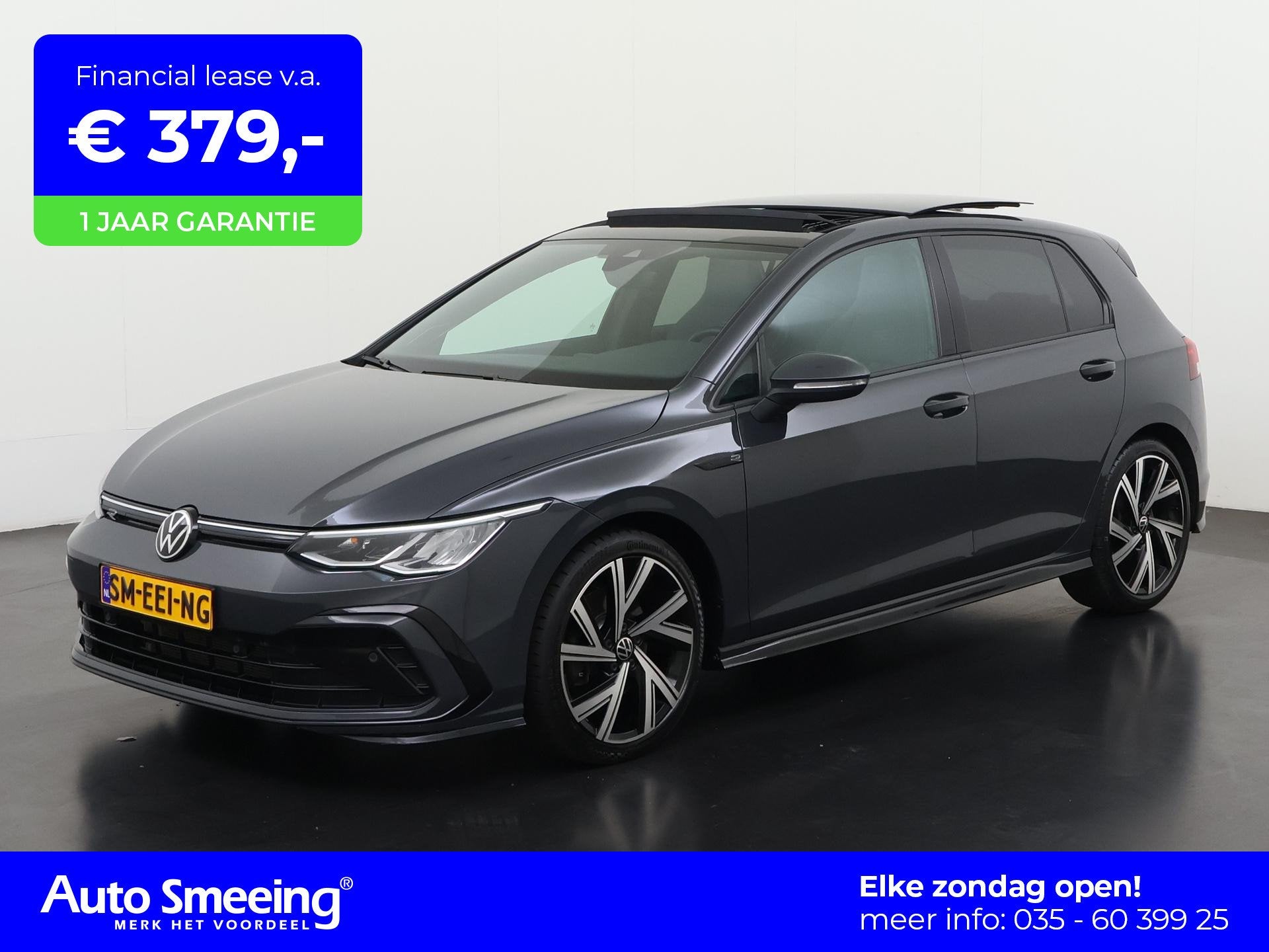 Volkswagen Golf 2.0 TSI R-Line | Schuifdak | 190PK | Stuurve, Stof, Gebruikt, Euro 6, 1337 kg