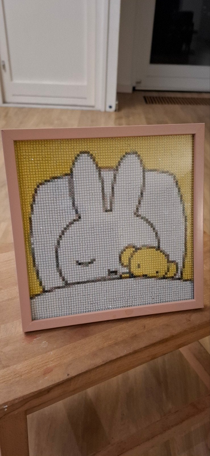 Nijntje en vriendje Diamond Painting - Ingelijst, Ophalen, Gebruikt, Meerkleurig, Kunststof
