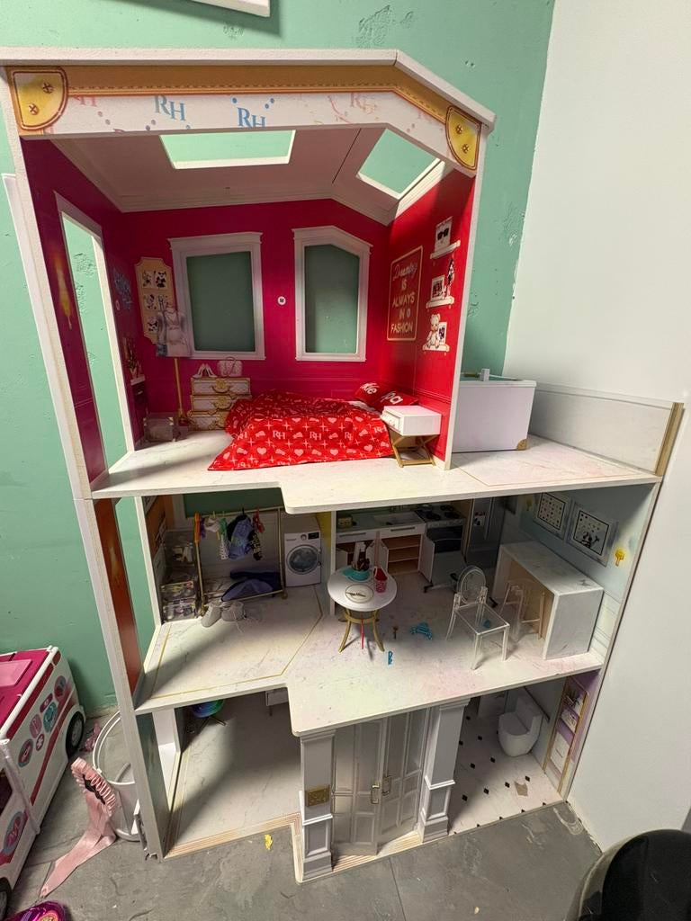 Rainbow high, Ophalen, Zo goed als nieuw, Poppenhuis