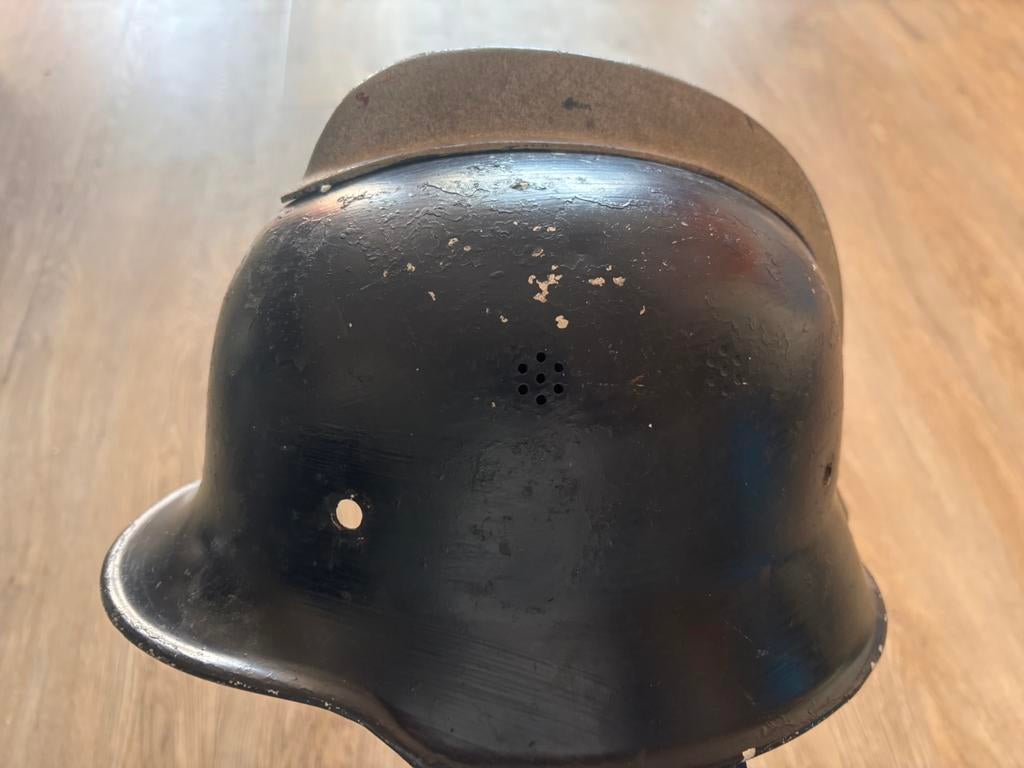 Duitse M34 brandweerhelm, Ophalen of Verzenden, Landmacht, Duitsland