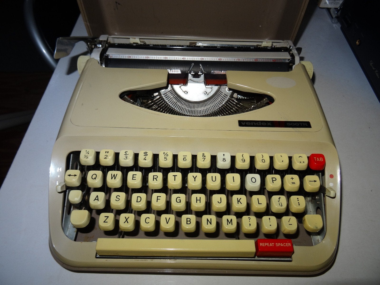 koffer schrijfmachine vintage, Diversen, Typemachines, Ophalen, Gebruikt