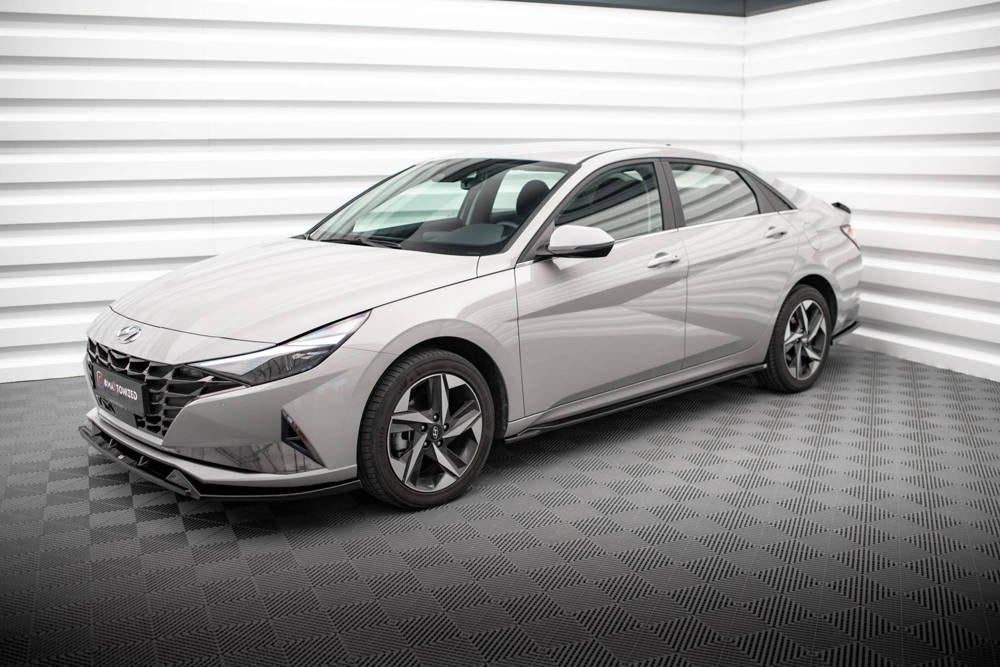Voorlip sideskirt spoiler diffuser - Hyundai Elantra 20-23, Ophalen of Verzenden