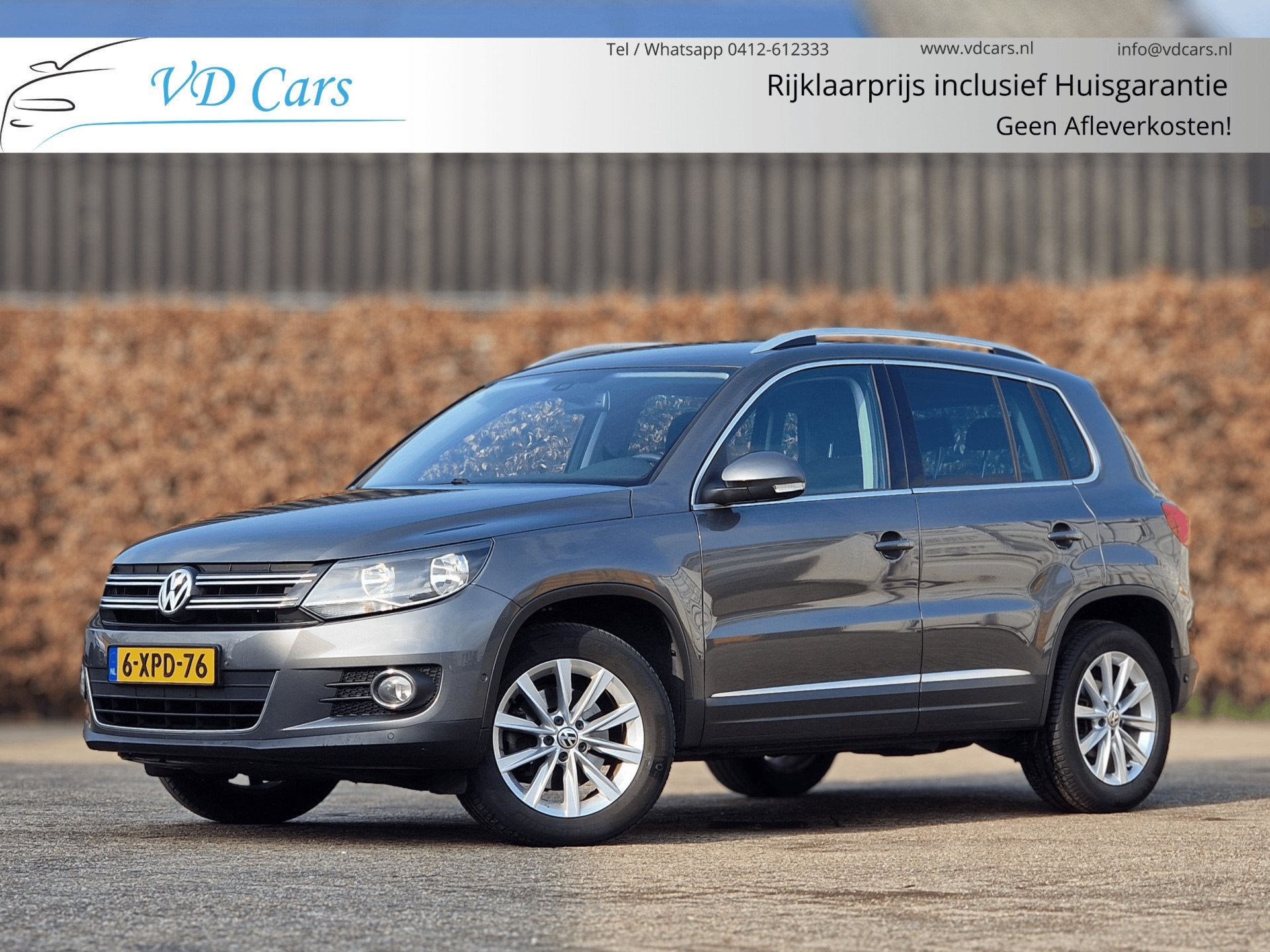 Volkswagen Tiguan 1.4 TSI Sport&Style Trekhaak*Navigatie*Alc, Voorwielaandrijving, Euro 5, 15 km/l, Gebruikt