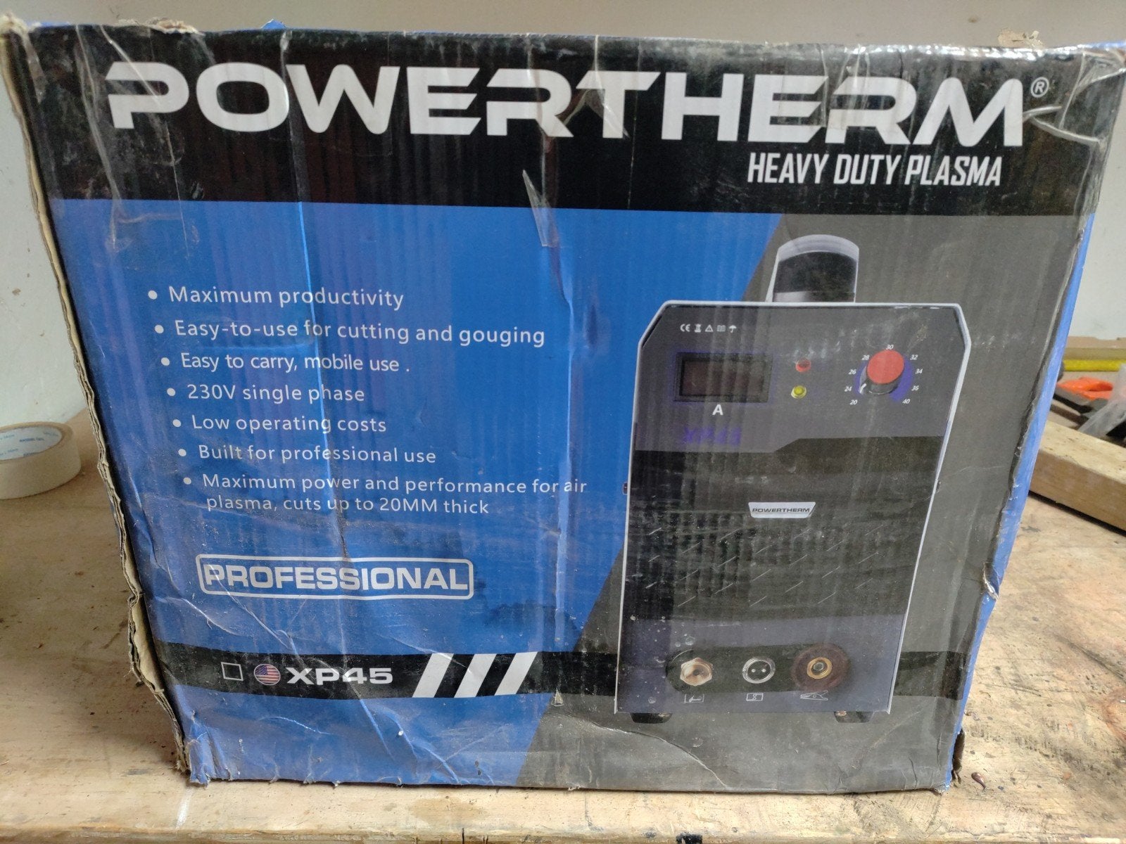 Powertherm XP45 Plasmasnijder - Professioneel en Krachtig, Ophalen of Verzenden, Gebruikt, 250 ampère of meer, Overige typen