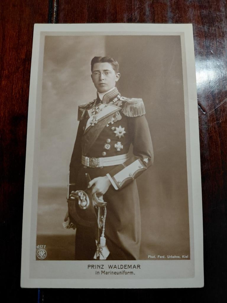 Prinz Waldanar von Preussen, Ophalen of Verzenden, Zo goed als nieuw, Buitenland, Kaart, Foto of Prent