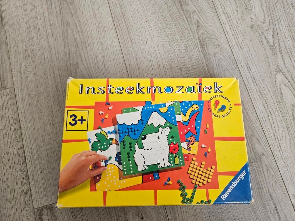 Insteekmozaïek 3+, Ophalen, Gebruikt, Puzzelen