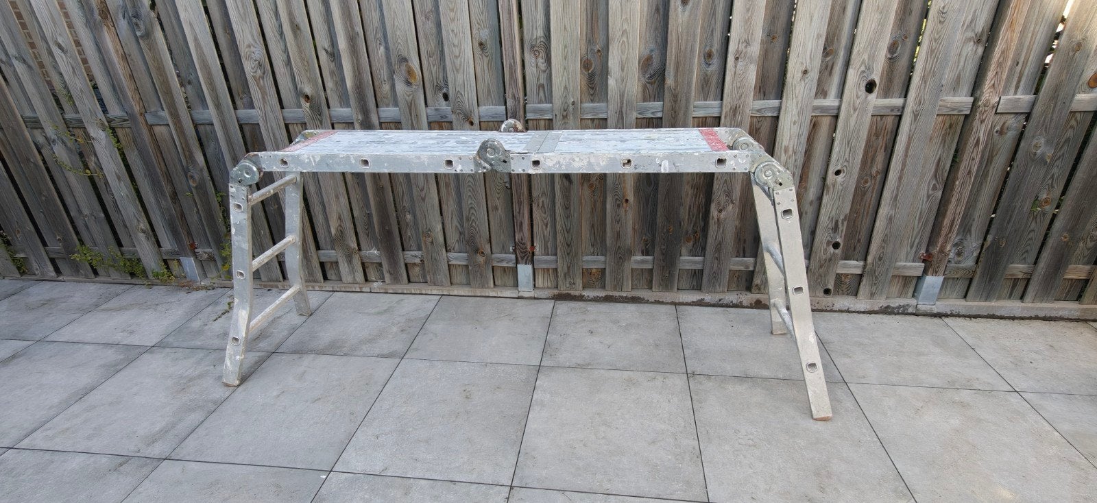 Altrex opvouwbare Ladder/Werkplatform- Totale lengte 3.50m, Ophalen, Gebruikt, Ladder, Opvouwbaar of Inschuifbaar