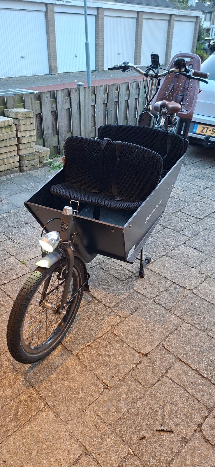 Bakfiets-nl cruiser, Gebruikt, 3 kinderen, Velgrem, Elektrisch