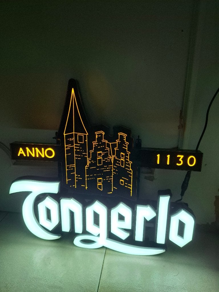 Lichtreclame Tongerlo bier, Verzamelen, Ophalen of Verzenden, Nieuw, Lichtbak of (neon) lamp
