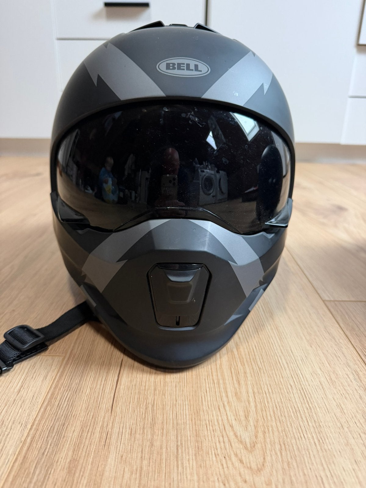 Te koop bell chopper helm maat xl, Motoren, Overige merken, Systeemhelm, XL, Ophalen of Verzenden