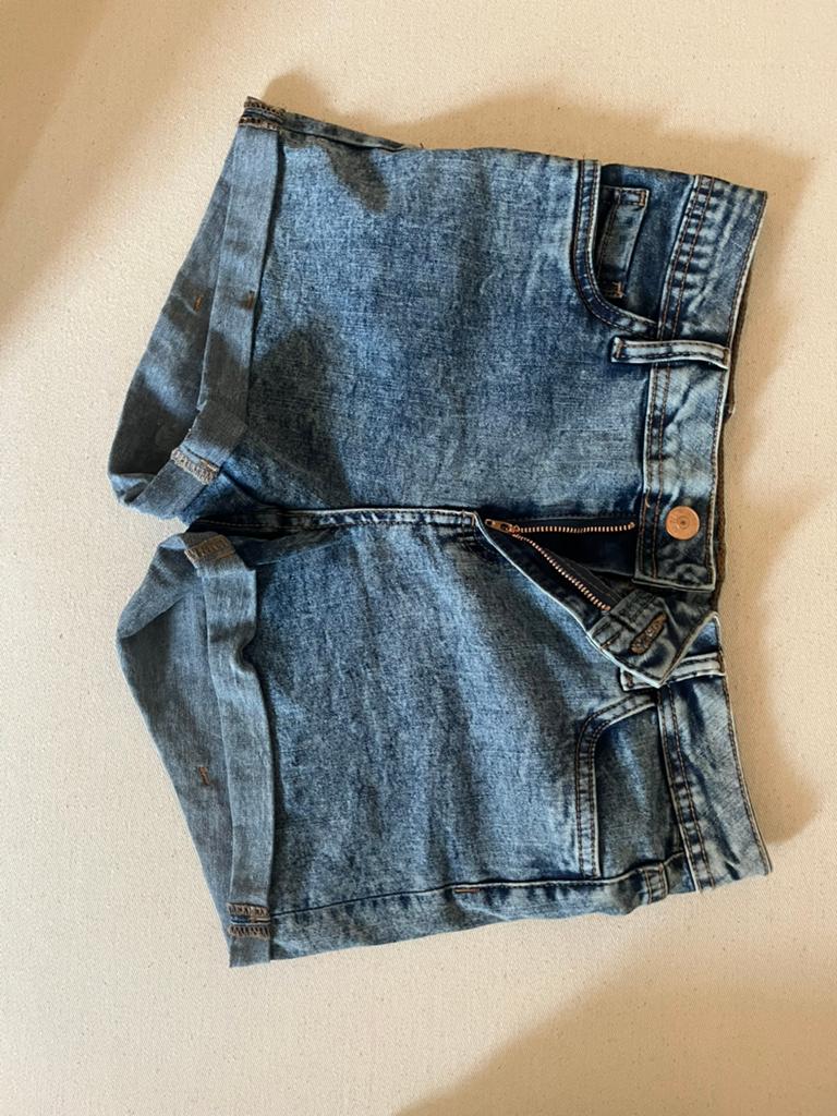 korte dames broek, Ophalen, Nieuw, Blauw, W30 - W32 (confectie 38/40)