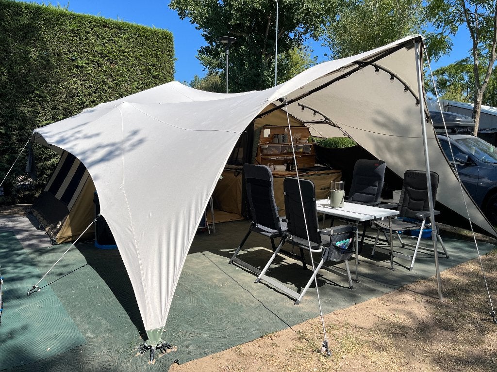 Holtkamper Aero Windforce met Bamboo Keuken - 2023, Ophalen, Beige, Aanwezig, Holtkamper
