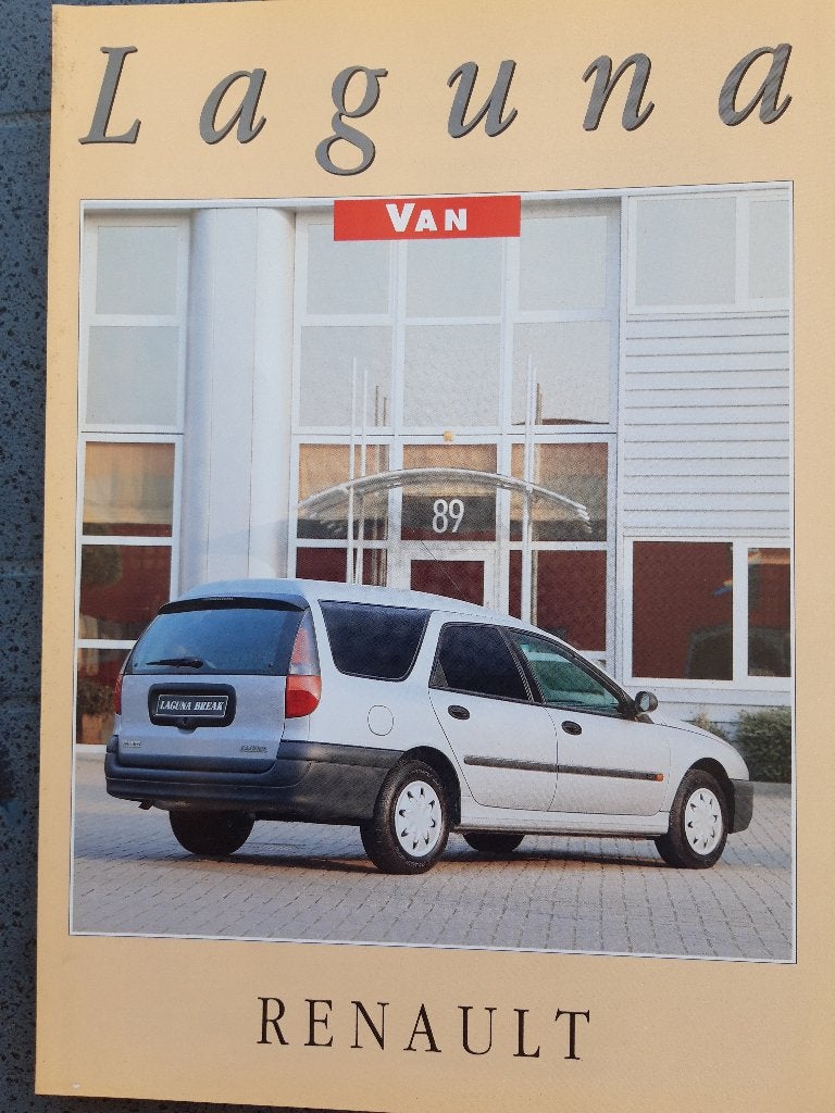 folder Renault Laguna Van modeljaar 1996, Ophalen of Verzenden, Zo goed als nieuw, Renault