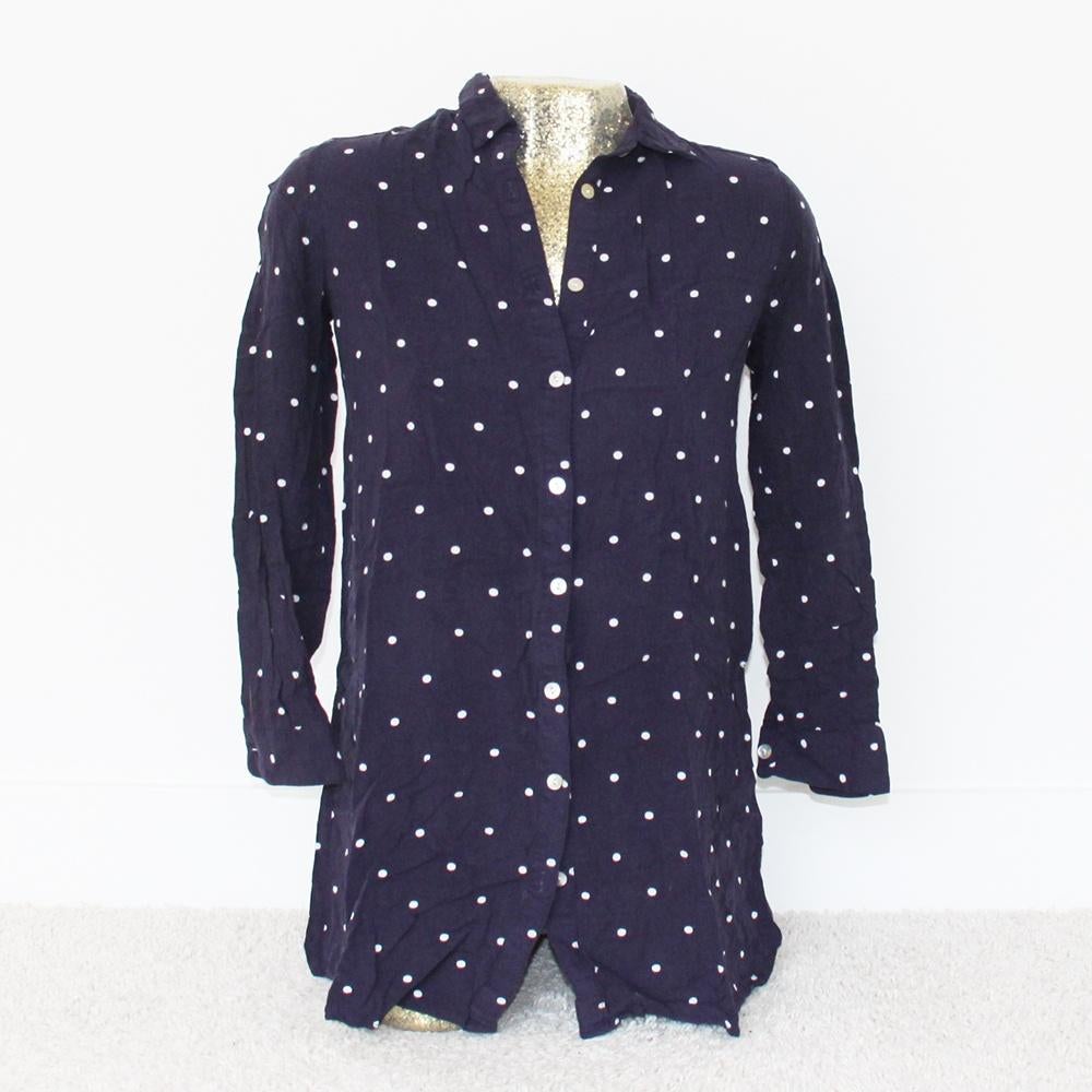 Mooie 6ixty 8ight Vintage Blouse 100% Viscose (S)- 43 € 20,-, Kleding | Dames, Blouses en Tunieken, Blauw, Zo goed als nieuw, Maat 36 (S)