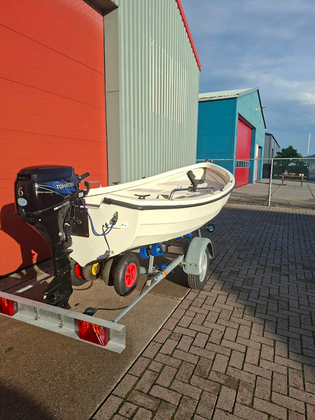 CRESCENT 420 SLOEP+6PK TOHATSU ZGAN+KANTELTRAILER SET ZGAN, Watersport en Boten, Ophalen, Zo goed als nieuw