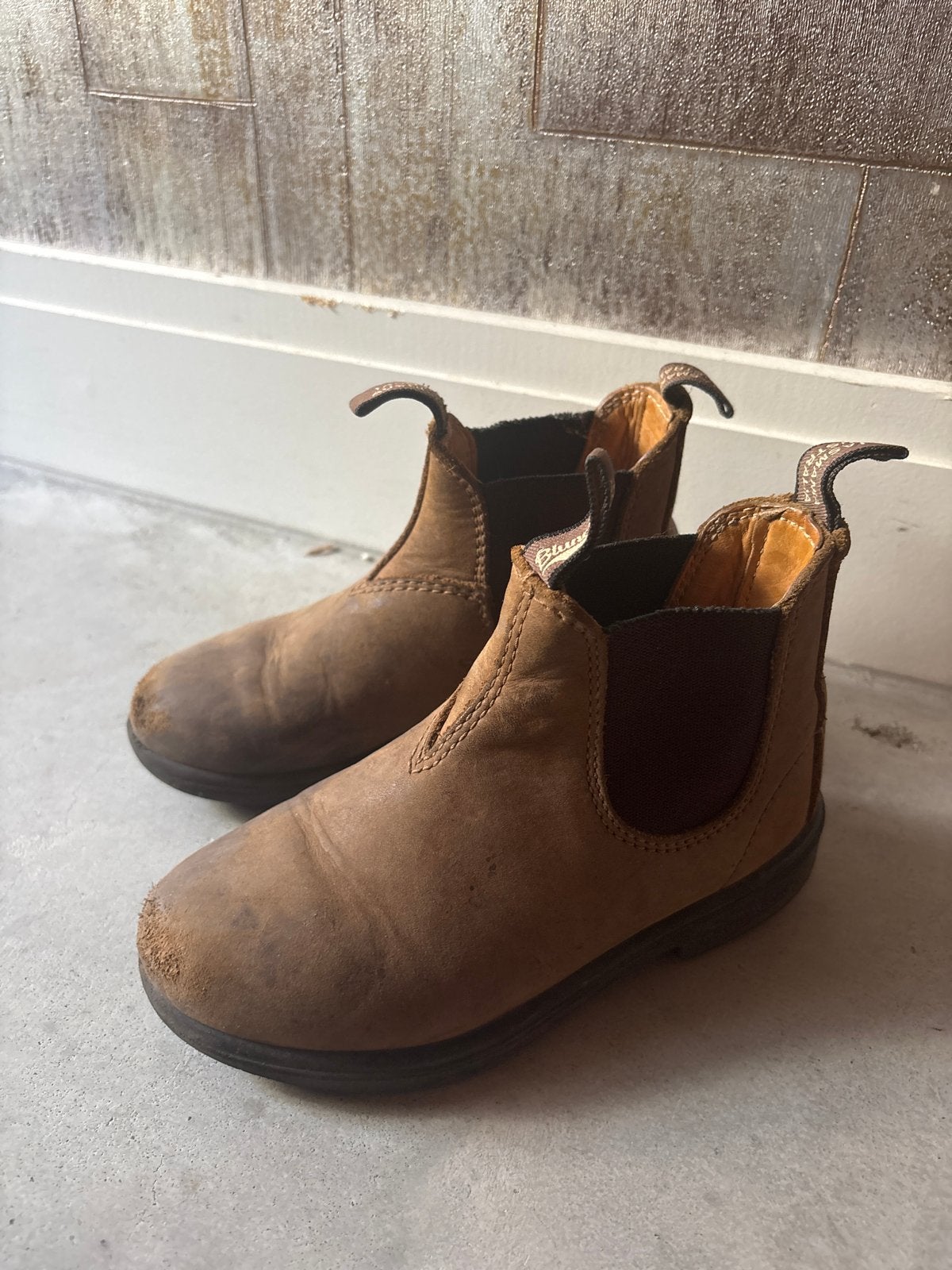 Blundstone Chelsea boots - Bruin - Maat 11, Ophalen of Verzenden, Gedragen, Bruin, Lage of Enkellaarzen