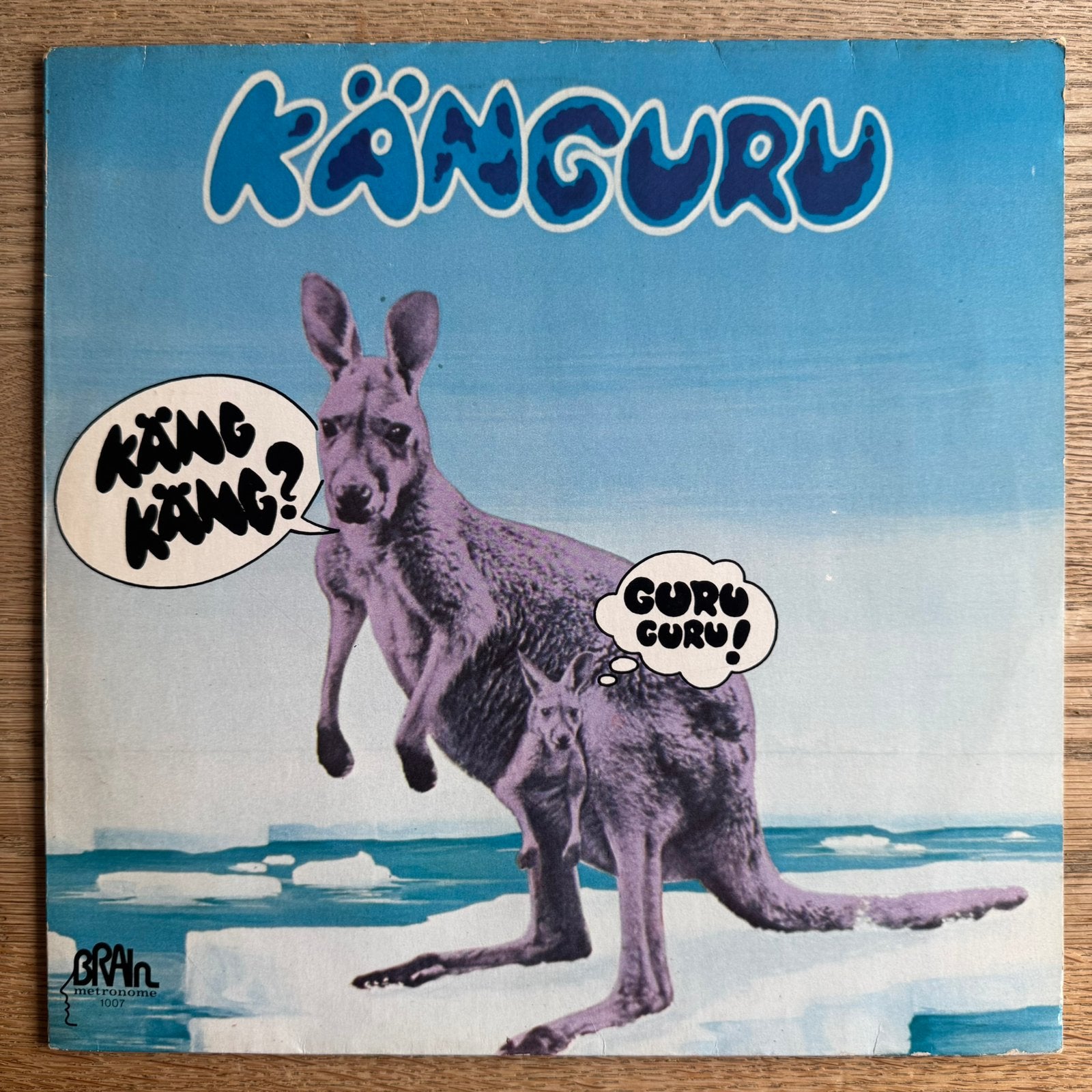 Guru Guru Känguru LP Vinyl 1977 Germany Krautrock Progrock, LP, Fotohoes, Ophalen of Verzenden, 12 inch