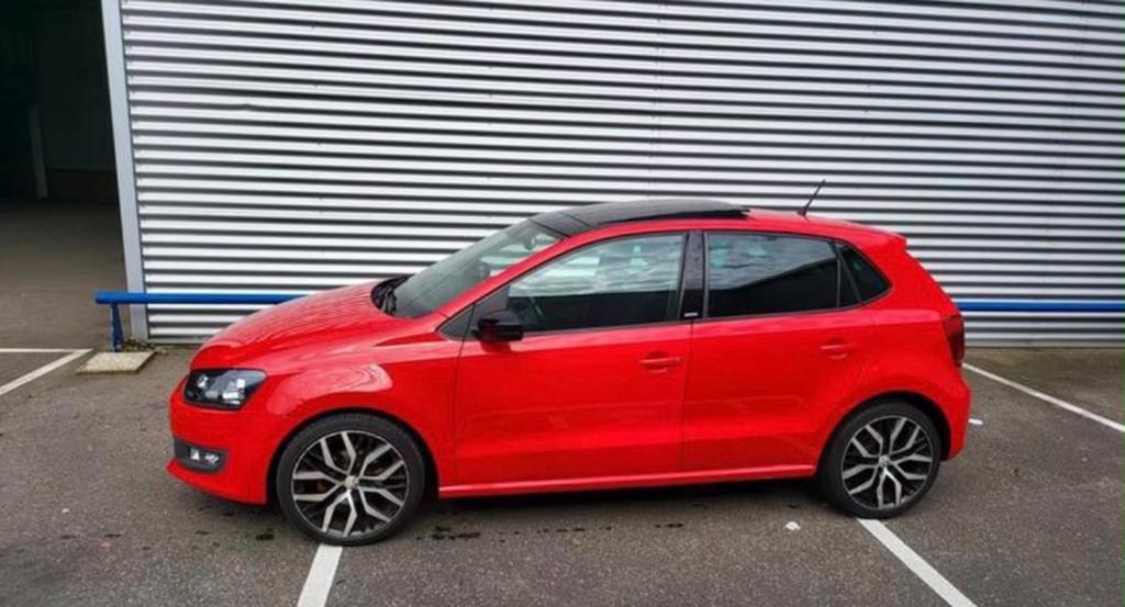 Volkswagen Polo 1.4 16V FSI 63KW 2012 Rood, Auto's, Volkswagen, Voorwielaandrijving, 970 kg, 40 €/maand, 4 cilinders