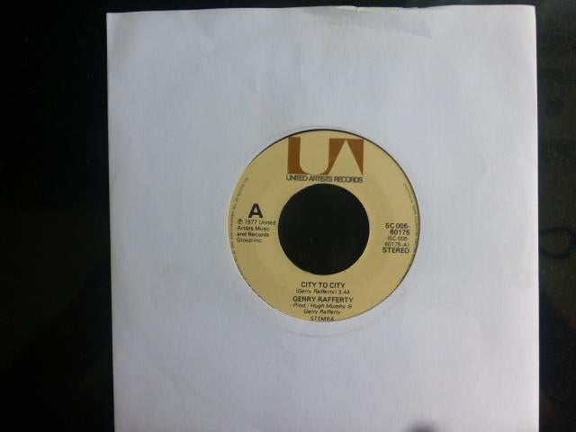 Gerry Rafferty.  City to city. / Mattie 's rag., Ophalen of Verzenden, Gebruikt, Pop