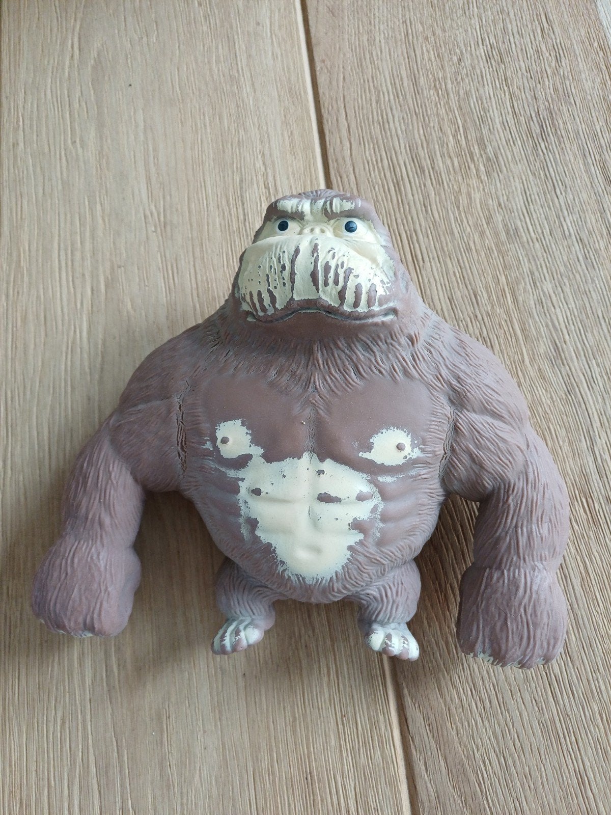 Vintage Rubber Gorilla Speelgoedfiguur, Ophalen, Gebruikt
