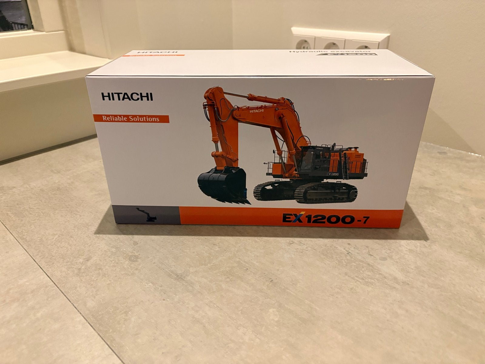 Hitachi EX1200-7 Graafmachine Model - Nieuw in Doos, Overige merken, Nieuw, Ophalen of Verzenden, Groter dan 1:32