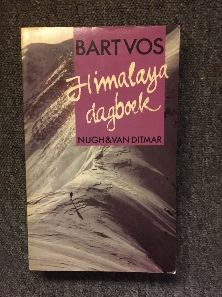 Himalaya Dagboek ; door Bart Vos #Bergsport, Ophalen of Verzenden, Gelezen, Bart Vos, Azië
