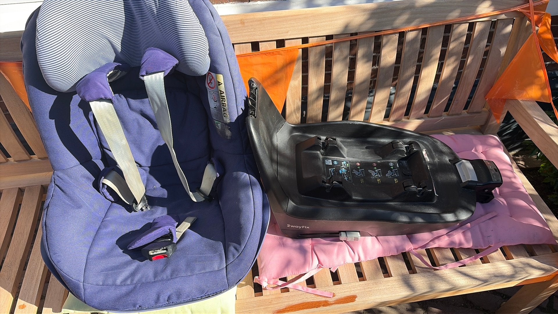 Maxi cosi Pearl + 2wayfix Isofix Base, Ophalen, Verstelbare rugleuning, Gebruikt, 0 t/m 18 kg