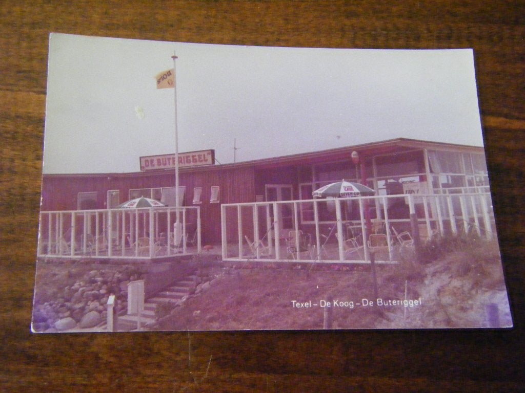 Y40 - Texel - De Koog - De Buteriggel - Fotokaart - Mooi, Verzamelen, Ansichtkaarten | Nederland, Ophalen of Verzenden, 1960 tot 1980