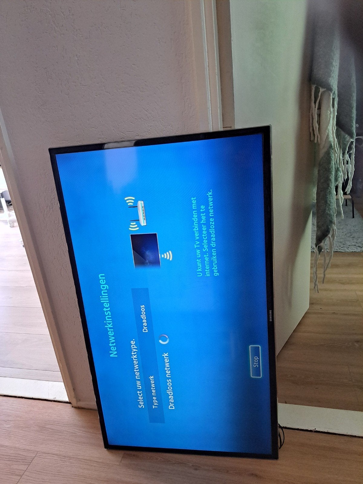 46 inch Samsung TV - Goed werkend, donker gedeelte in beeld, Ophalen, Gebruikt, Samsung, 100 cm of meer