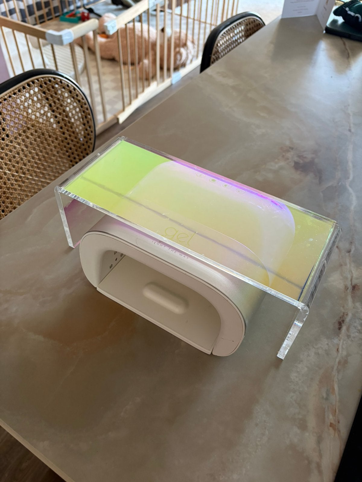 Led lamp the gel bottle + armsteun, Ophalen of Verzenden