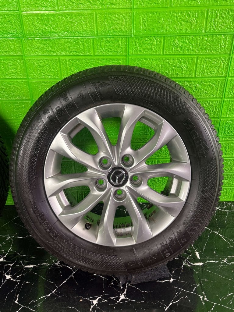 Originele Mazda CX-3 velgen 16" 5x114.3 winterset 8mm!, Auto-onderdelen, Banden en Velgen, Niet ingevuld, 16 inch, Banden en Velgen