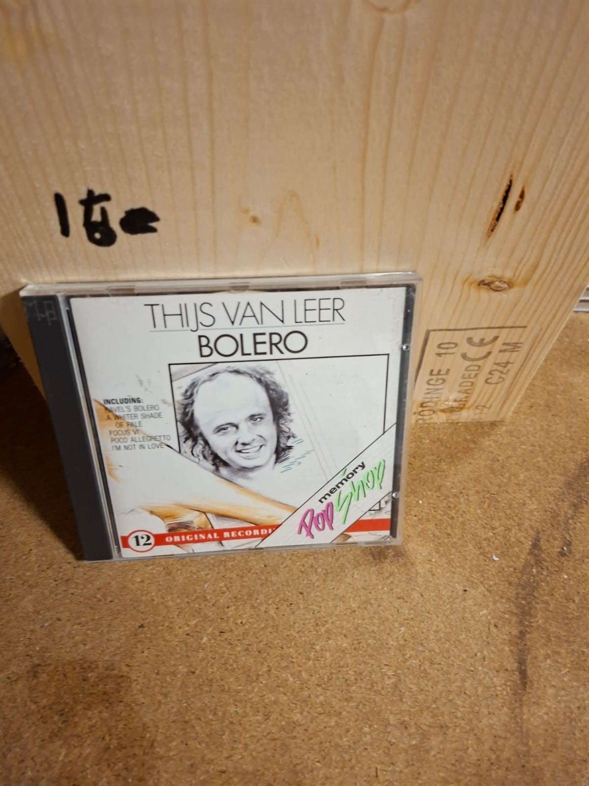 Thijs van Leer - Bolero CD (Memory Pop Shop), Gebruikt, Pop, Ophalen of Verzenden, Inclusief doosje