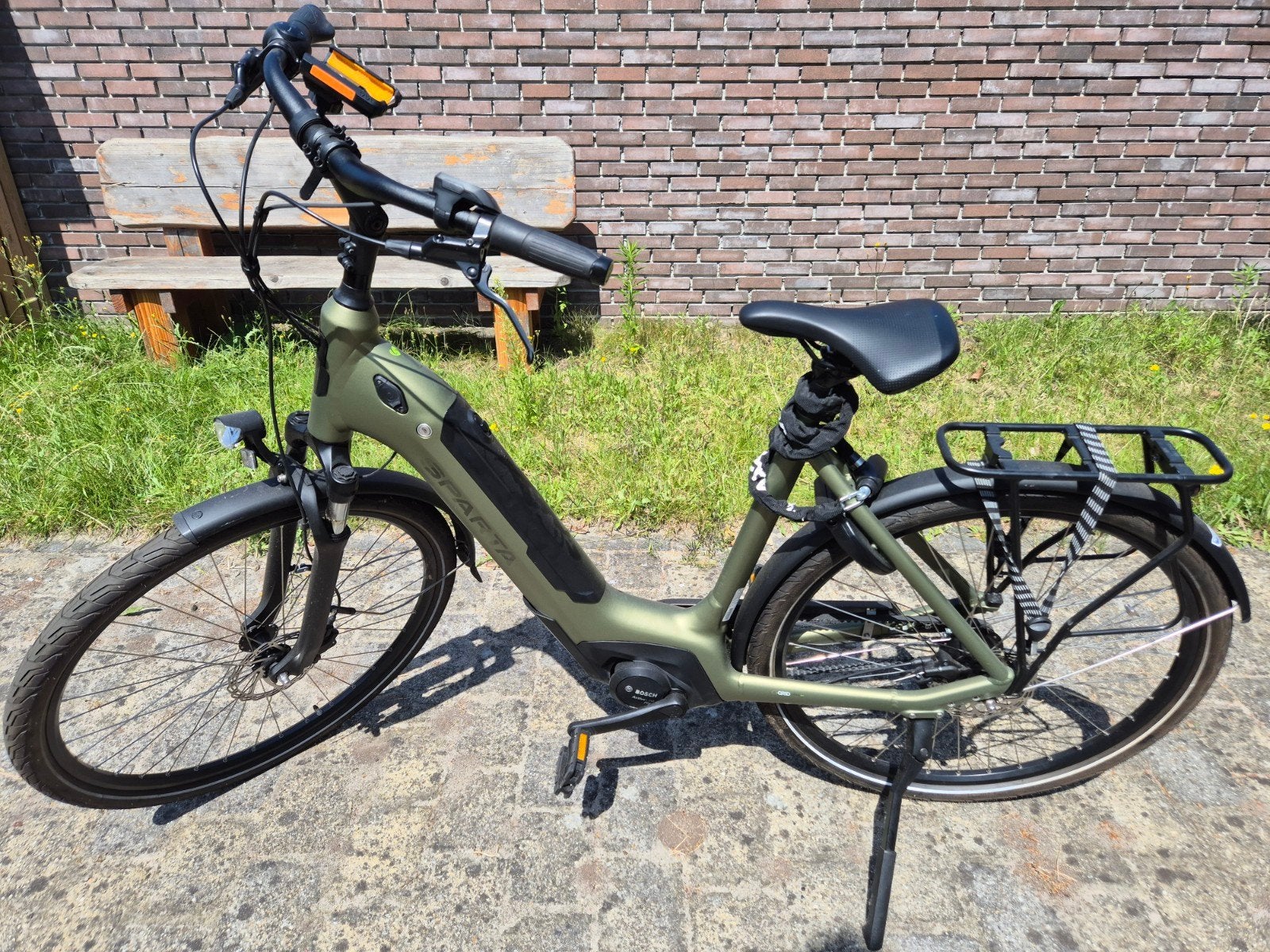 Sparta e-bike damesfiets met Bosch PowerTube 400, Fietsen en Brommers, Elektrische fietsen, Ophalen, Sparta, Zo goed als nieuw