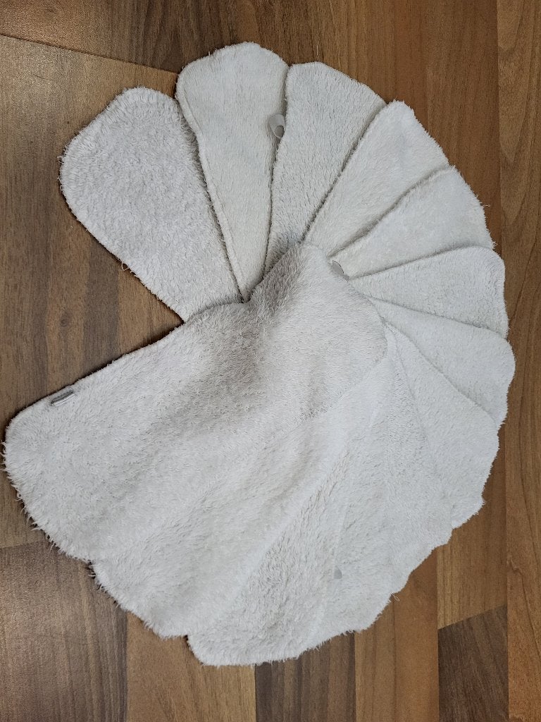 Fleece inlegvellen Little Lamb (13x maat 1, 4x M2, 3x M3), Ophalen of Verzenden, Gebruikt, Little Lamb, Jongen of Meisje