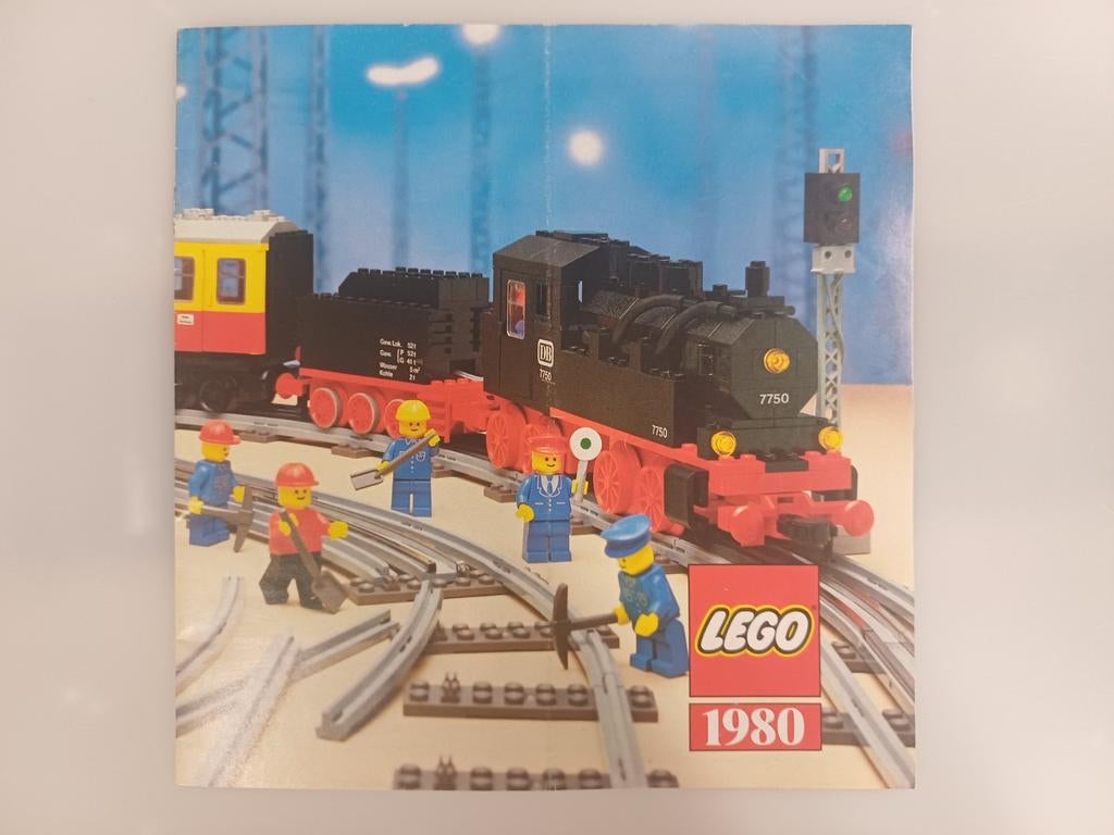 Lego treinenfolder 1980 (Duitstalig), Ophalen of Verzenden, Gebruikt, Complete set, Lego