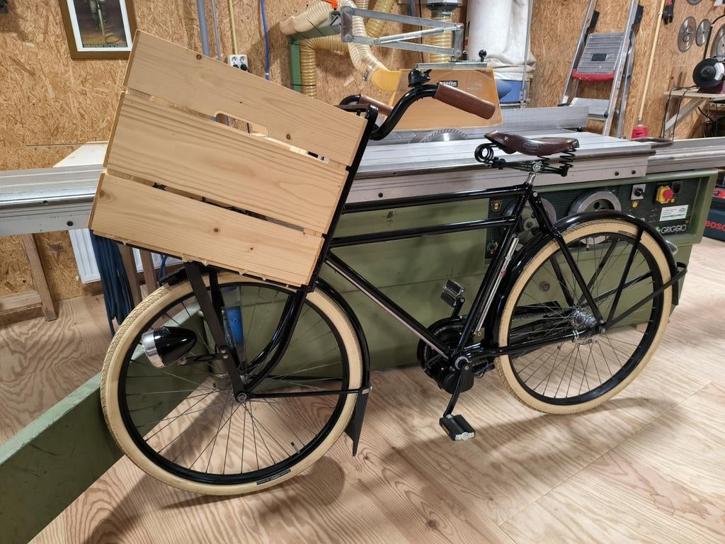 Transportfiets, Fietsen en Brommers, Fietsen | Oldtimers, Terugtraprem, Ophalen