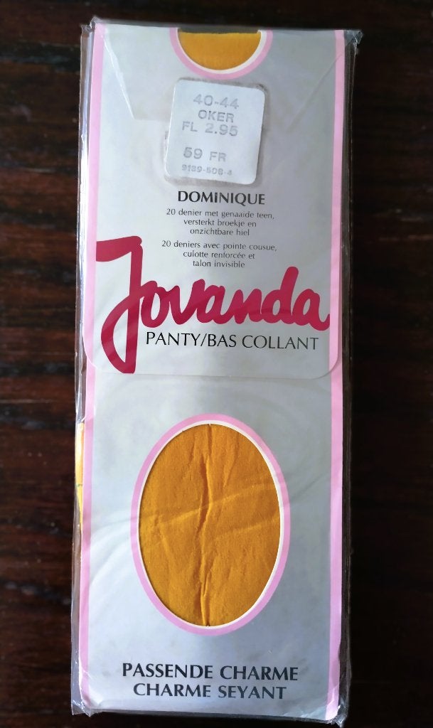 Vintage Licht Oranje Jovanda Panty's, 20 Denier, Maat: 40-44, Kleding | Dames, Leggings, Maillots en Panty's, Nieuw, Ophalen of Verzenden