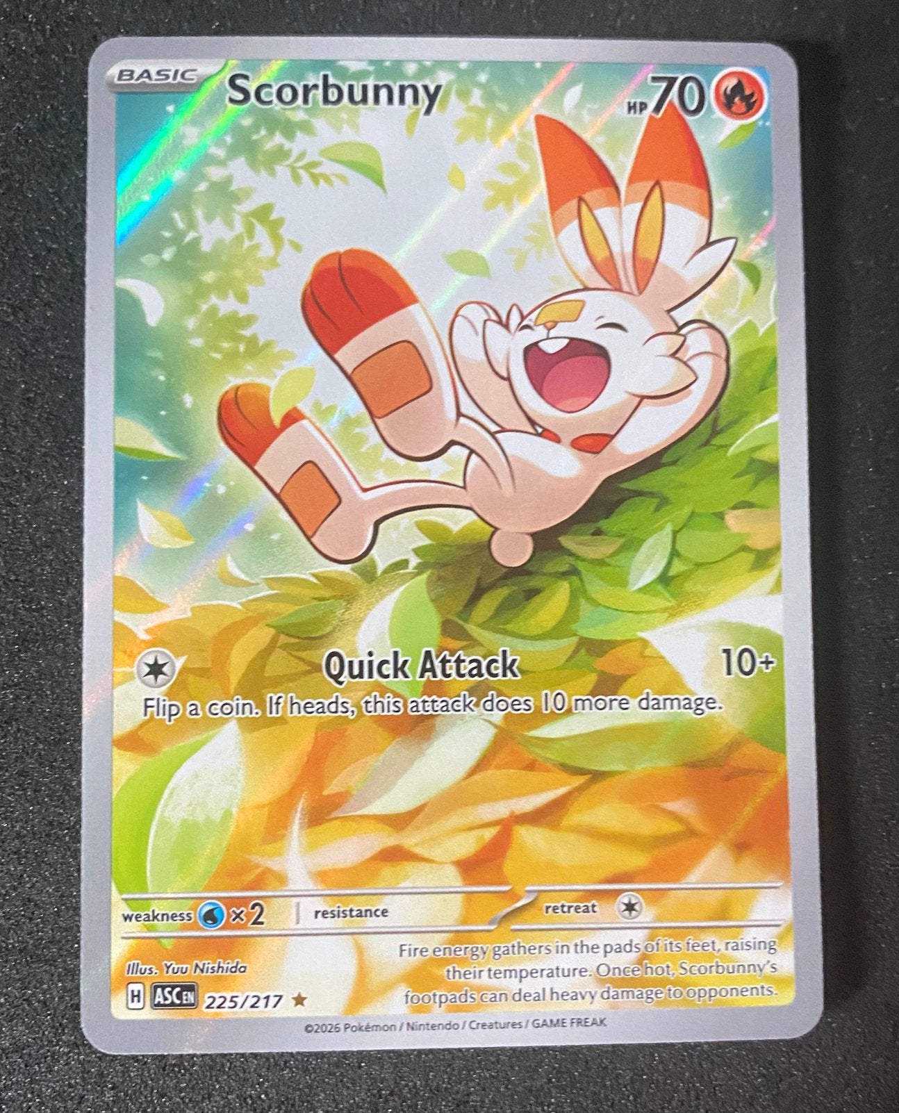 Scorbunny 225/217 Ascended Heroes, Ophalen of Verzenden, Zo goed als nieuw