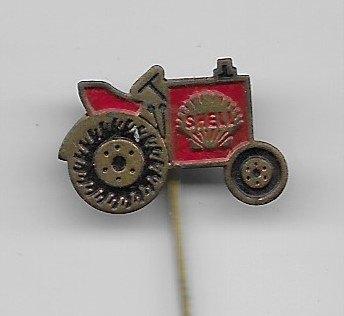 TRACTOR SPELD UIT DE SHELL SERIE, Verzamelen, Speldjes, Pins en Buttons, Ophalen of Verzenden, Gebruikt, Transport, Speldje of Pin