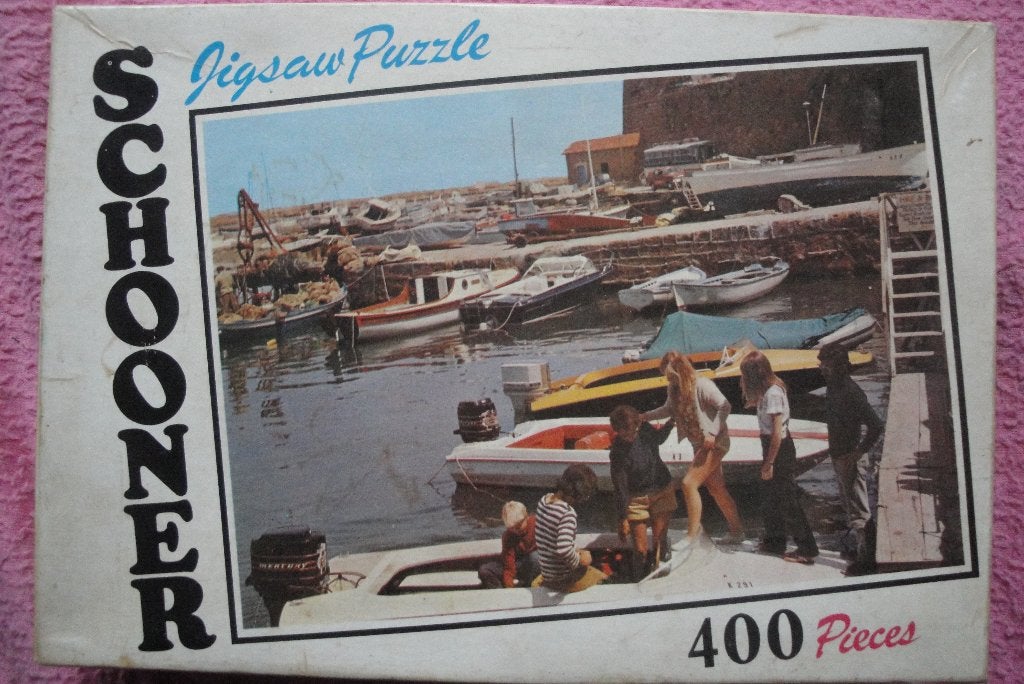 SCHOONER JIG SAW FULLY INTERLOCKING PUZZLE 400st.1,95euro, Ophalen of Verzenden, Minder dan 500 stukjes, Gebruikt