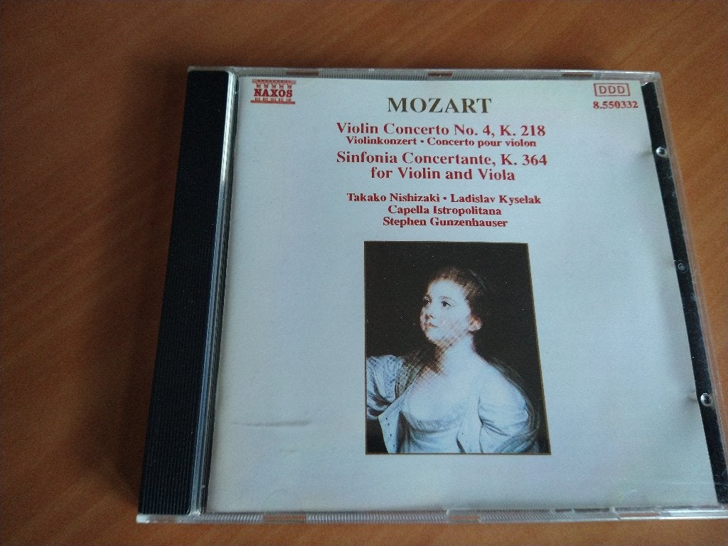 CD Mozart – Violin Concerto No. 4, K. 218, Ophalen of Verzenden, Classicisme, Zo goed als nieuw, Orkest of Ballet