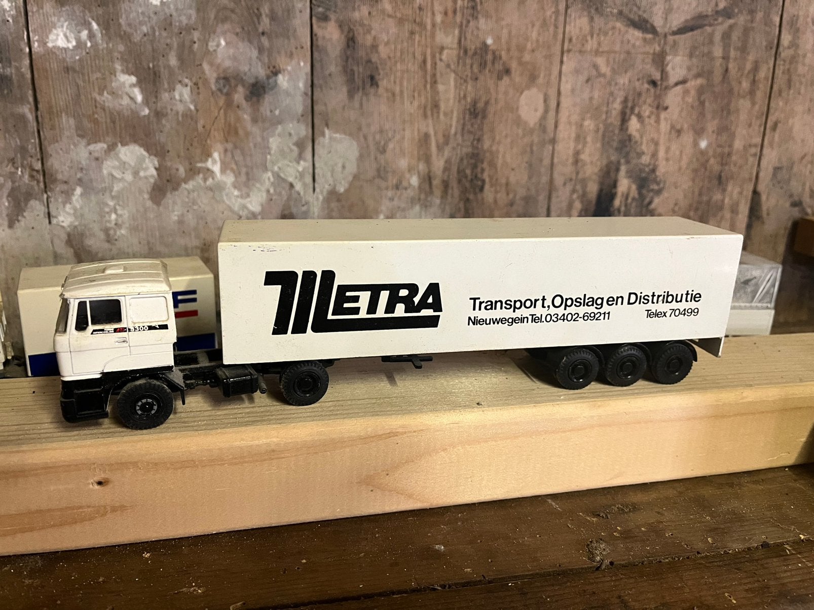 Daf 3300 Metra van lion car, Verzenden, Zo goed als nieuw, Bus of Vrachtwagen, Lion Toys