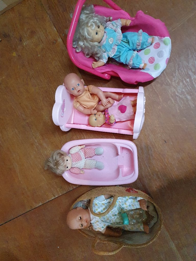 Alles voor de pop in 1 koop, inkl. de poppen.  Prima staat., Ophalen of Verzenden, Zo goed als nieuw, Overige typen