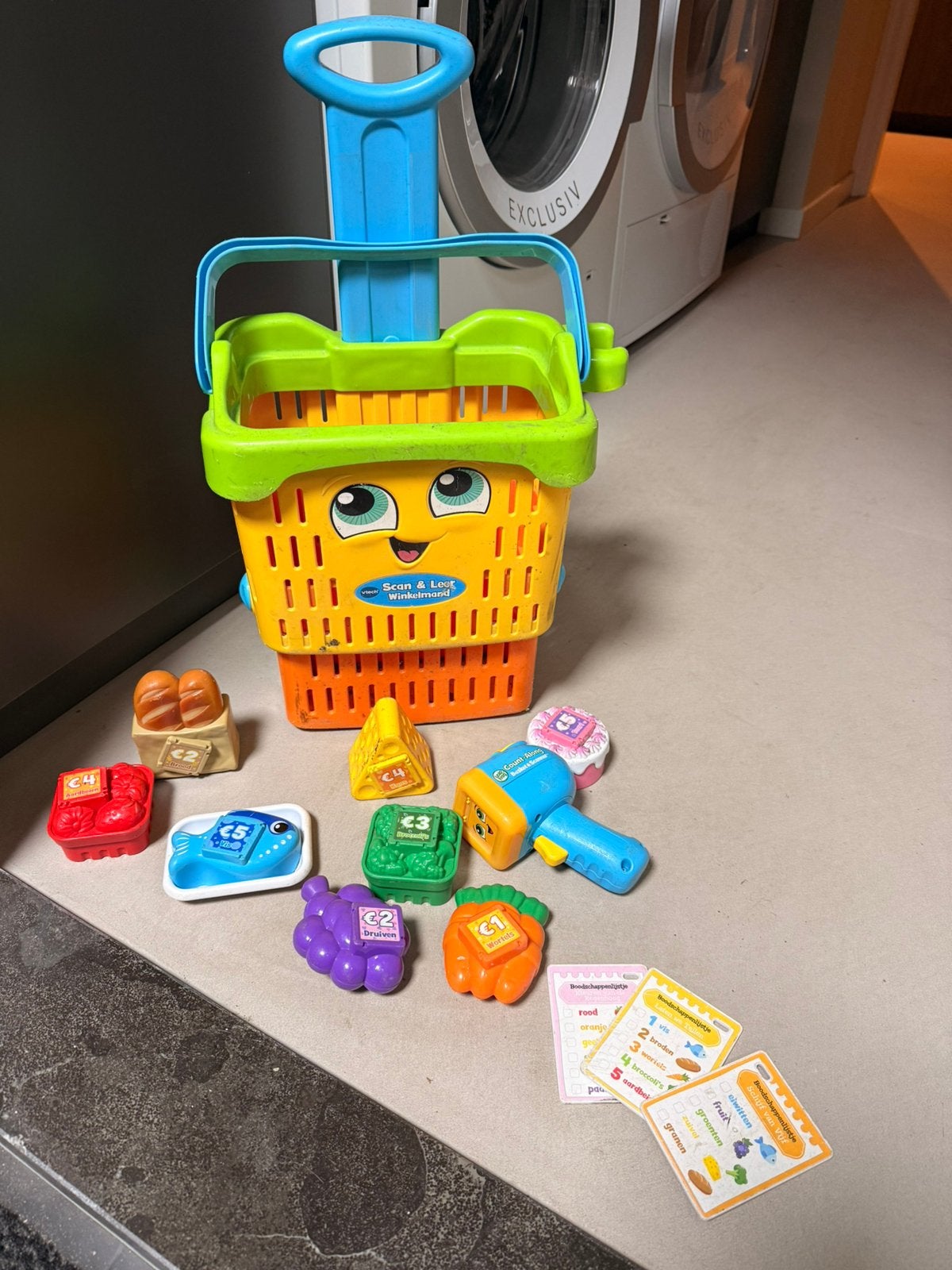 VTech Scan & Leer Winkelmand Speelset, Kinderen en Baby's, Speelgoed | Vtech, Ophalen, Zo goed als nieuw