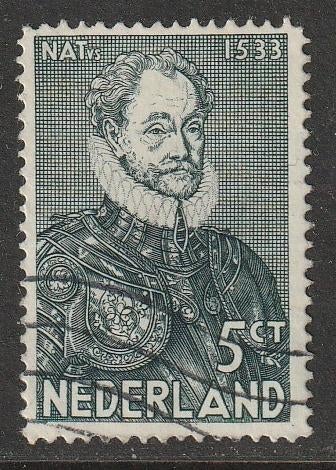 Nederland 1933 253 Willem I, Gest, Postzegels en Munten, Postzegels | Nederland, Ophalen of Verzenden, T/m 1940, Gestempeld