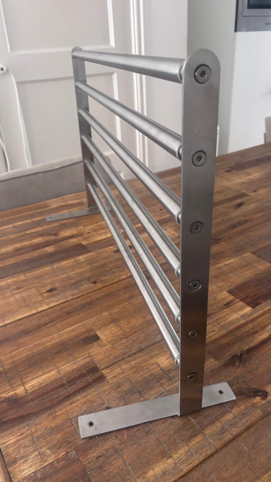 Ikea grundtal drying rack, wall, stainless steel, 67-120cm, Ophalen, Zo goed als nieuw
