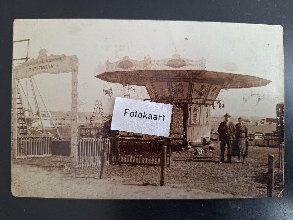 Fotokaart Kermis Wervershoof Noord-Holland - topkaart !!, Verzenden, Voor 1920, Ongelopen, Noord-Holland