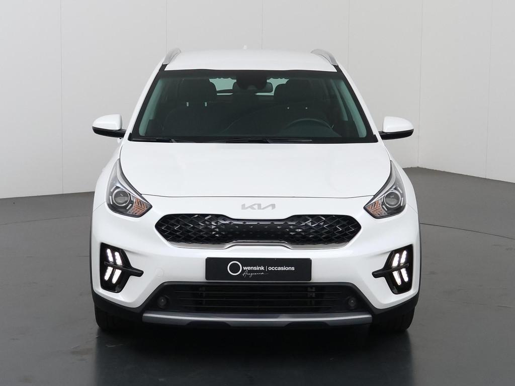 Kia Niro 1.6 GDi Hybrid DynamicLine | Navigatie | Stoelverwa, Auto's, Kia, Gebruikt, Euro 6, 2 kWh, Leder en Stof
